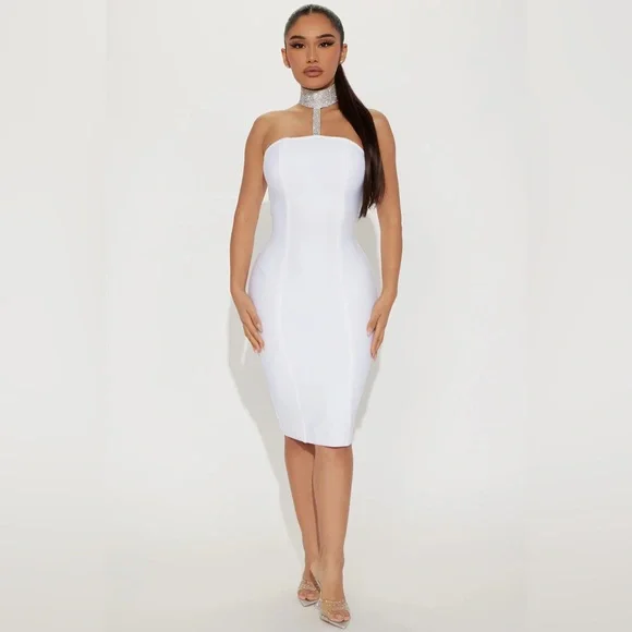 slim fit dress slacks Buckle Up Body Con Dress main image 0